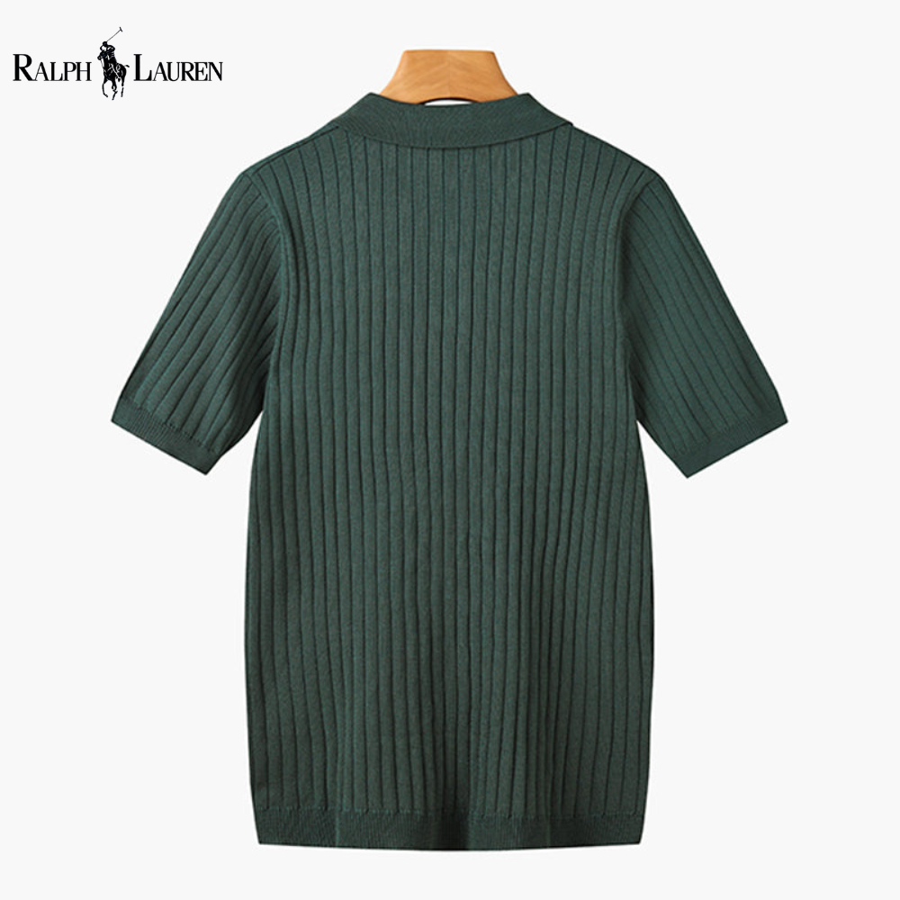 Polo Maille Côtelée Ꮢalph Ꮮаᴜгеn