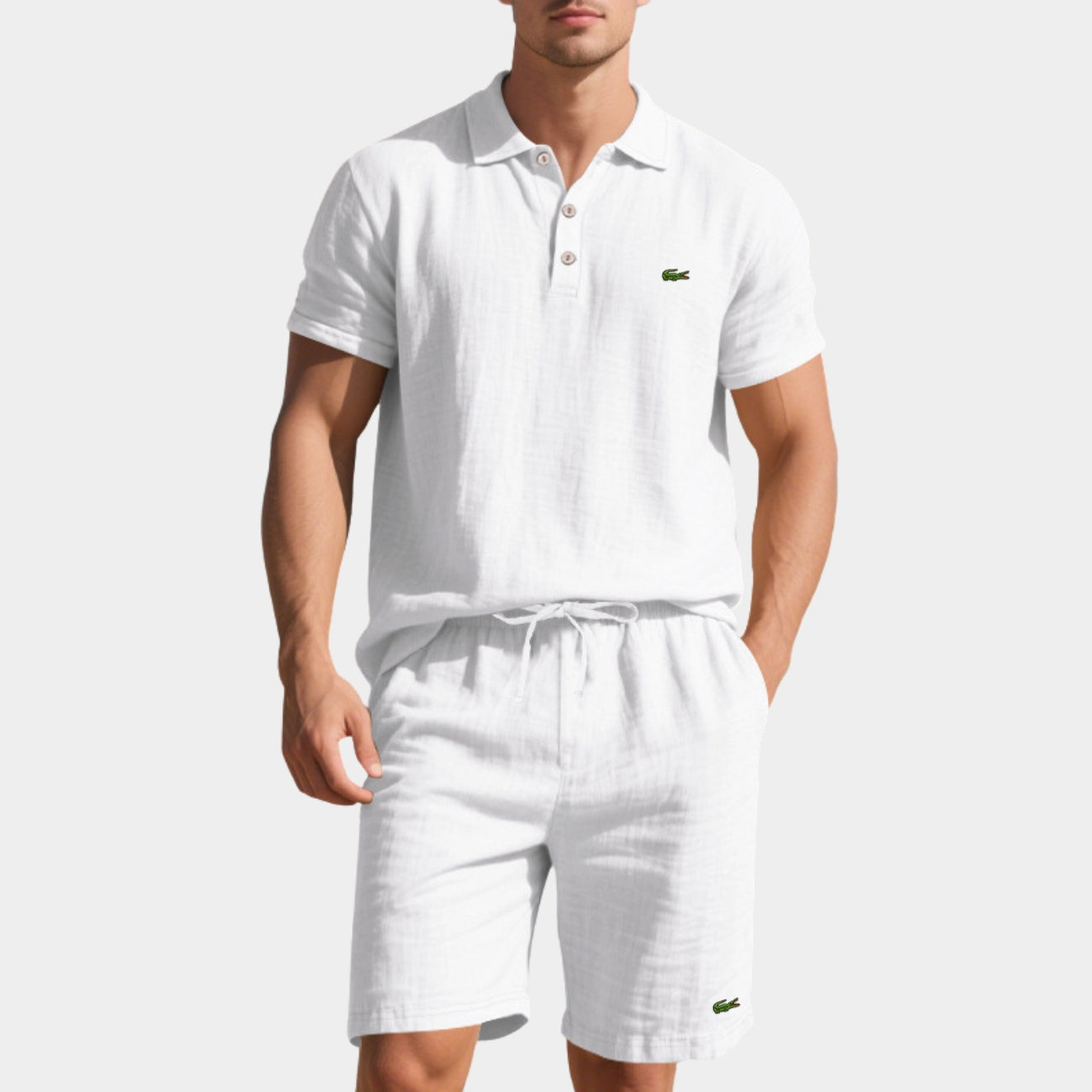 Ensemble Polo & Short Décontracté - PRIX DÉSTOCKAGE