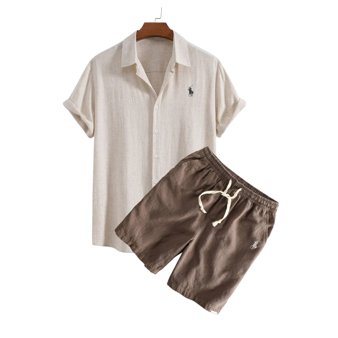 Chemise et Shorts en Lin Premium Ralph Lauren™