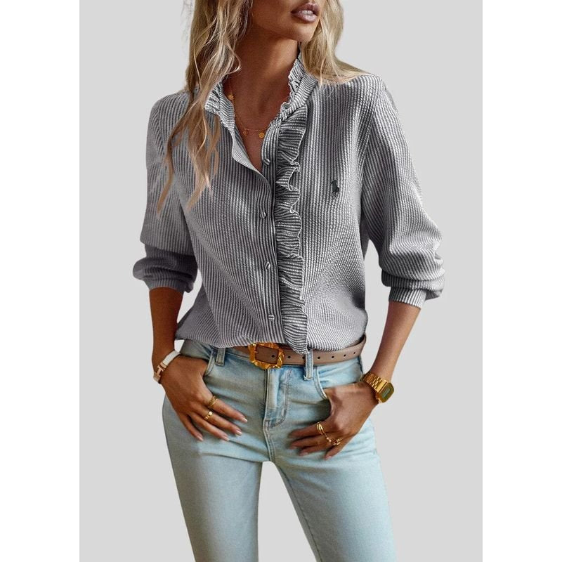 Blouse élégante faite à la main RL