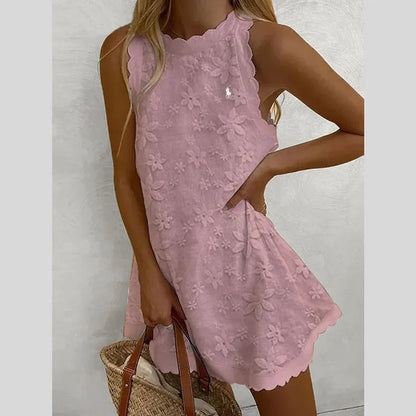 🔥Robe décontractée sans manches unie Ralph Lauren💃
