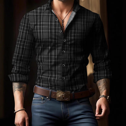 Renlow™ | Chemise à Carreaux Élégante