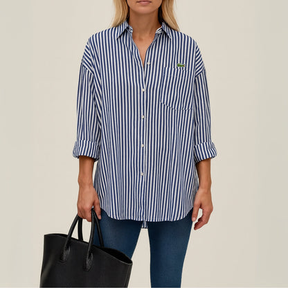 Chemise Rayée Élégante et Décontractée - PRIX DÉSTOCKAGE
