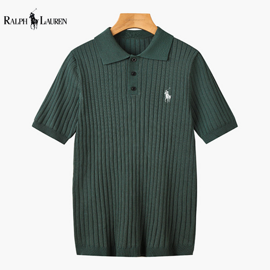 Polo Maille Côtelée Ꮢalph Ꮮаᴜгеn