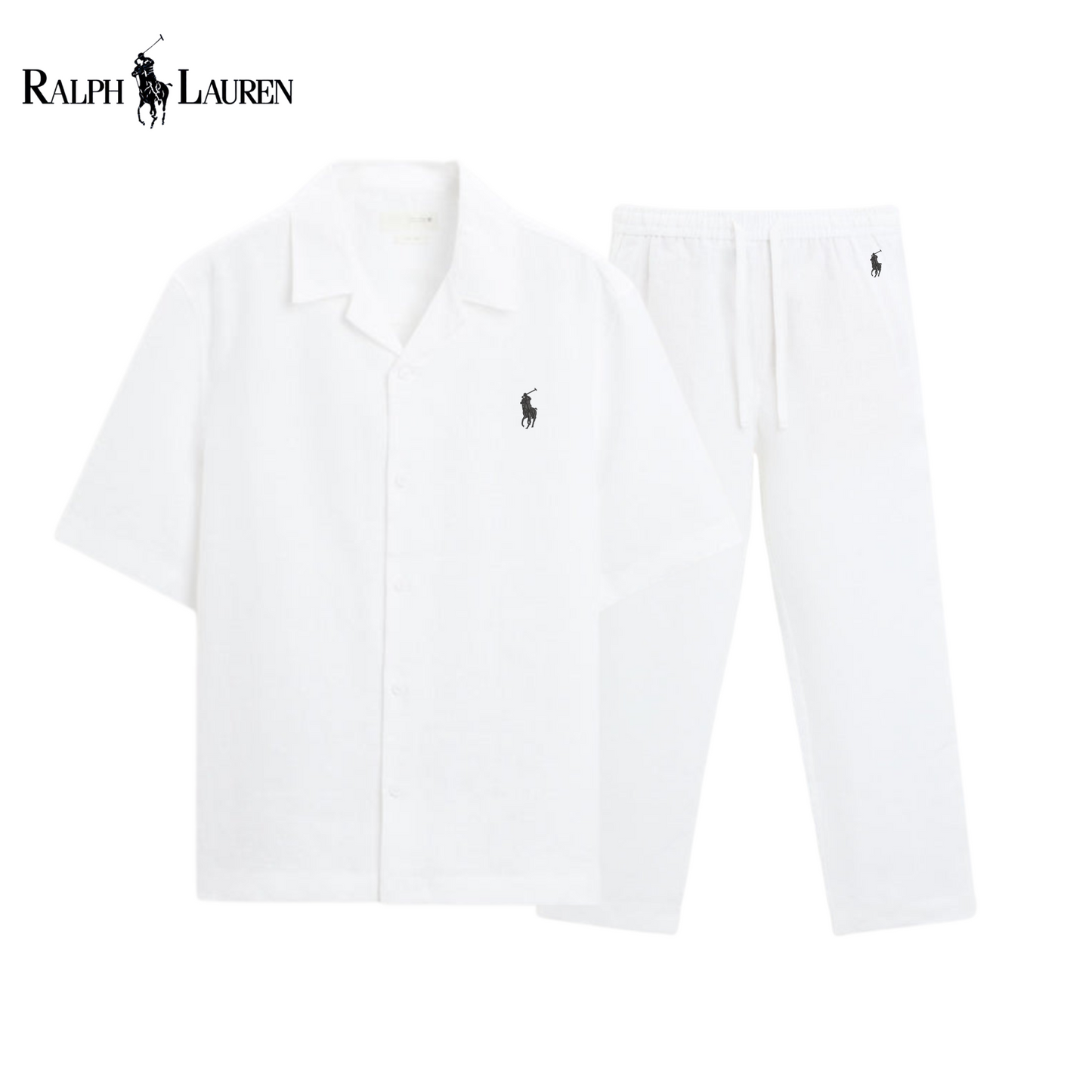 Ensemble Ꮢalph Ꮮаᴜгеn Lin Premium – Élégance et confort d’été