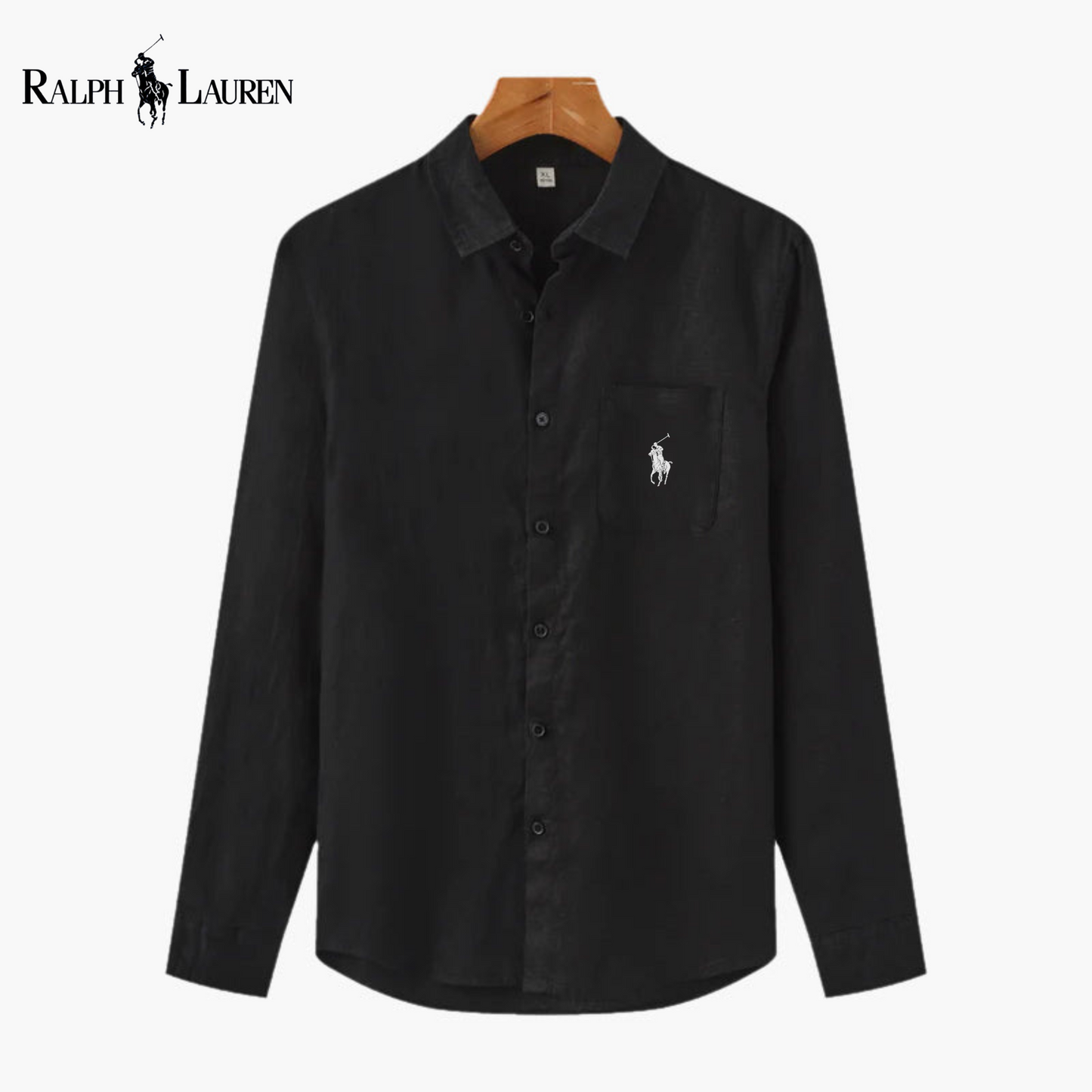 Chemise Ꮢalph Ꮮаᴜгеn en Lin – Élégance estivale, confort absolu