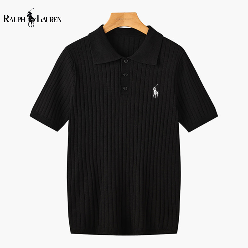 Polo Maille Côtelée Ꮢalph Ꮮаᴜгеn