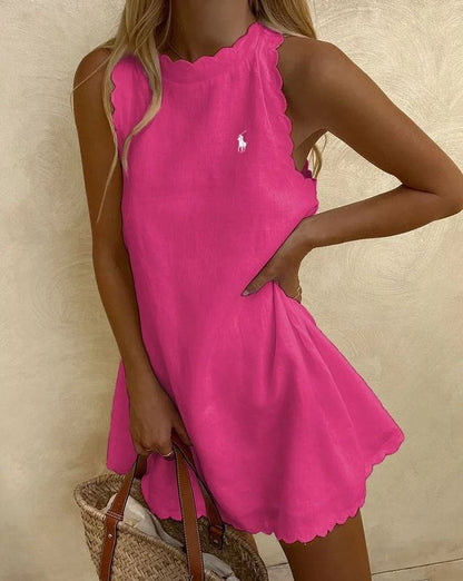🔥Robe décontractée sans manches unie Ralph Lauren💃