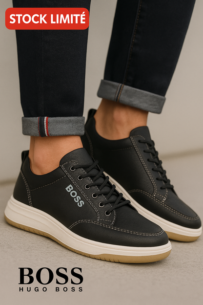 Sneakers Homme Cuir Caramel – Label Ombré