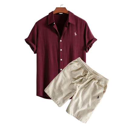 Chemise et Shorts en Lin Premium Ralph Lauren™