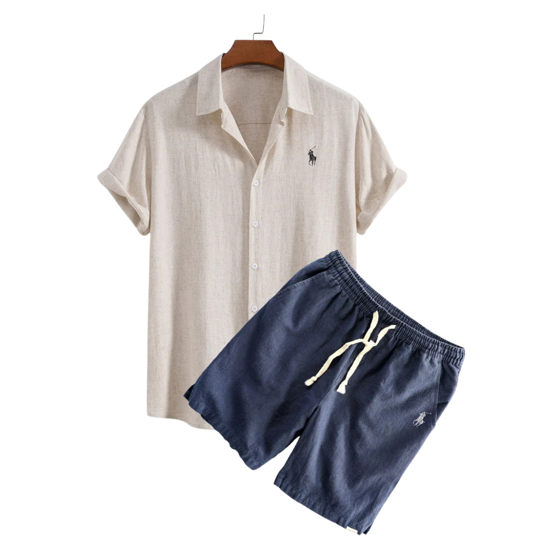 Chemise et Shorts en Lin Premium Ralph Lauren™