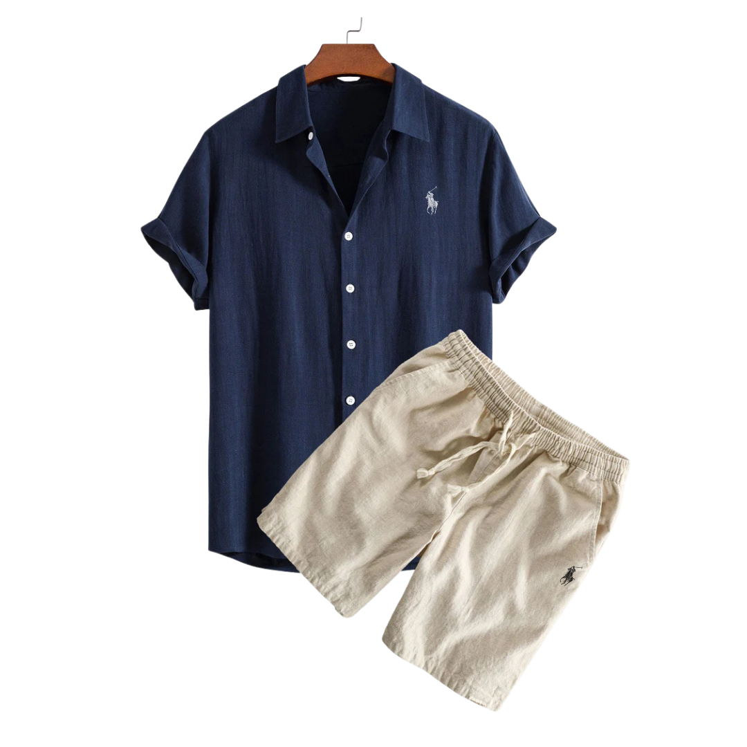 Chemise et Shorts en Lin Premium Ralph Lauren™