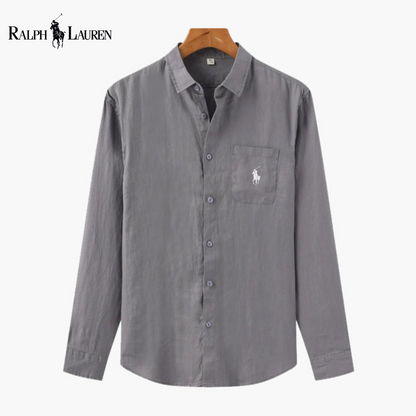 Chemise Ꮢalph Ꮮаᴜгеn en Lin – Élégance estivale, confort absolu