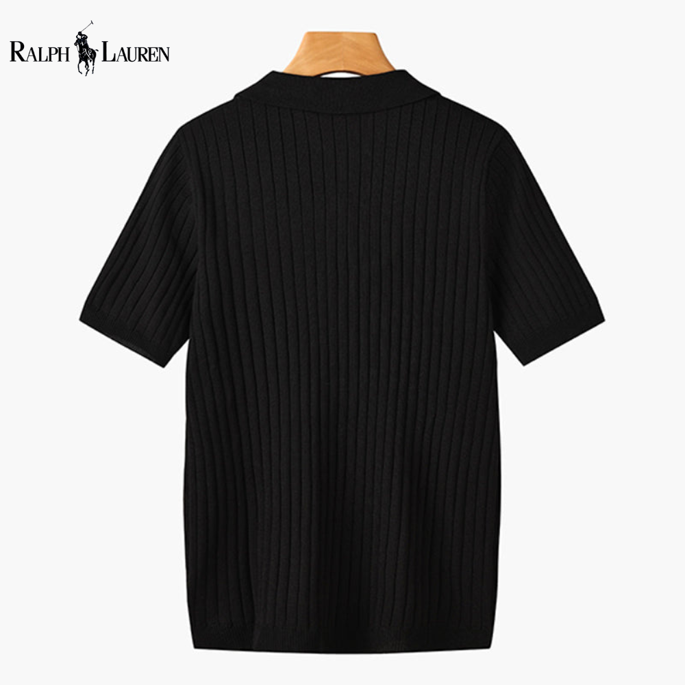 Polo Maille Côtelée Ꮢalph Ꮮаᴜгеn