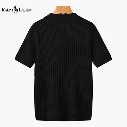 Polo Maille Côtelée Ꮢalph Ꮮаᴜгеn