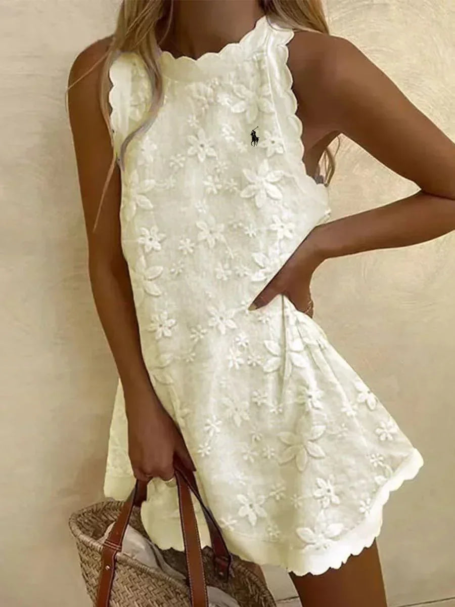 🔥Robe décontractée sans manches unie Ralph Lauren💃