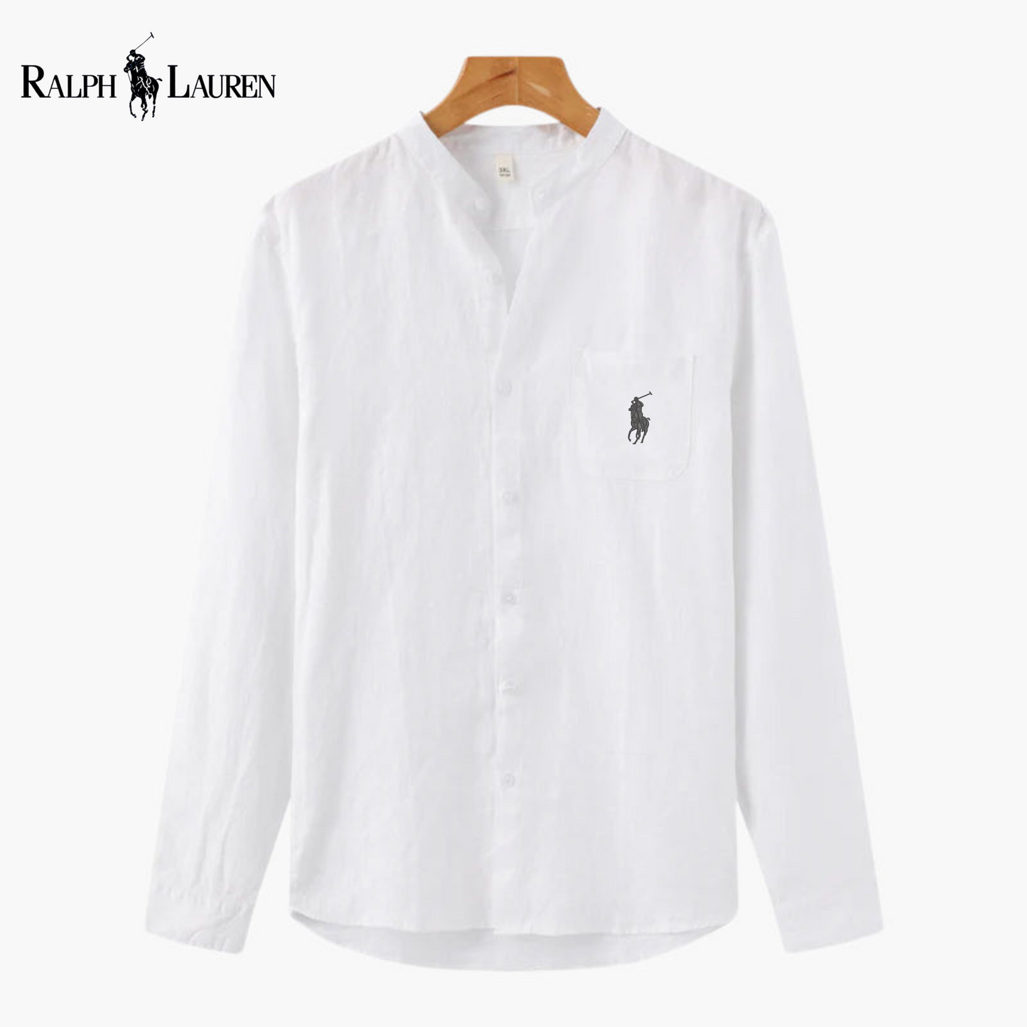 Chemise Ꮢalph Ꮮаᴜгеn en Lin – Élégance estivale, confort absolu