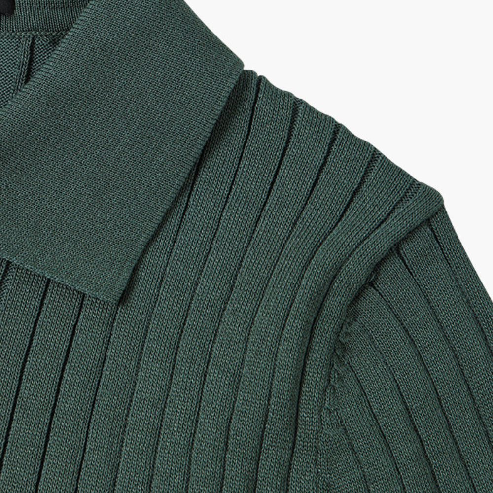 Polo Maille Côtelée Ꮢalph Ꮮаᴜгеn