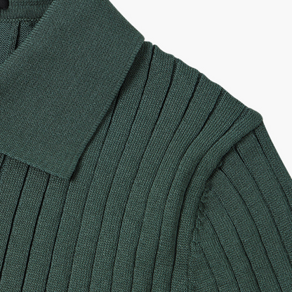 Polo Maille Côtelée Ꮢalph Ꮮаᴜгеn