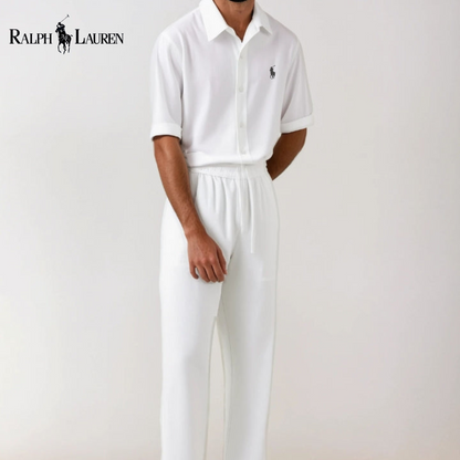 Ensemble Ꮢalph Ꮮаᴜгеn Lin Premium – Élégance et confort d’été