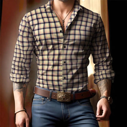 Renlow™ | Chemise à Carreaux Élégante