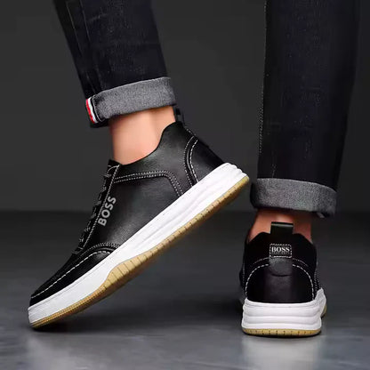 Sneakers Homme Cuir Caramel – Label Ombré
