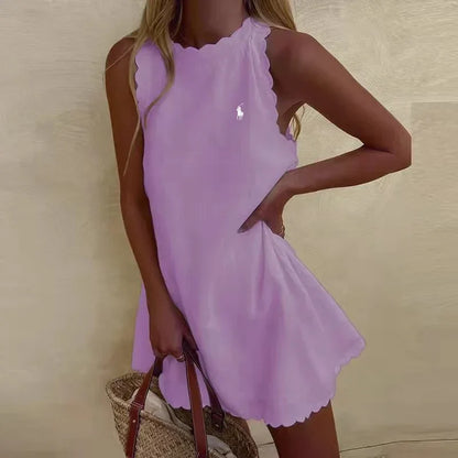 🔥Robe décontractée sans manches unie Ralph Lauren💃