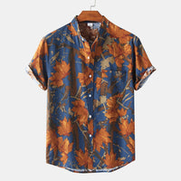 Fleurs Bleu-Orange