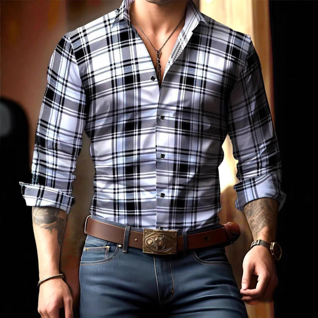 Renlow™ | Chemise à Carreaux Élégante