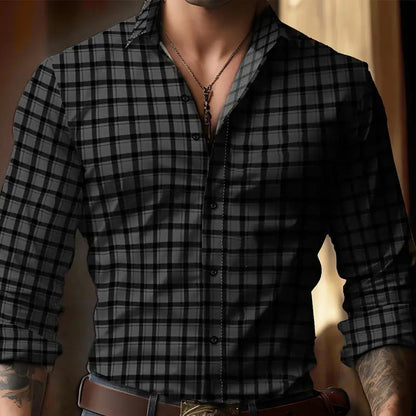 Renlow™ | Chemise à Carreaux Élégante