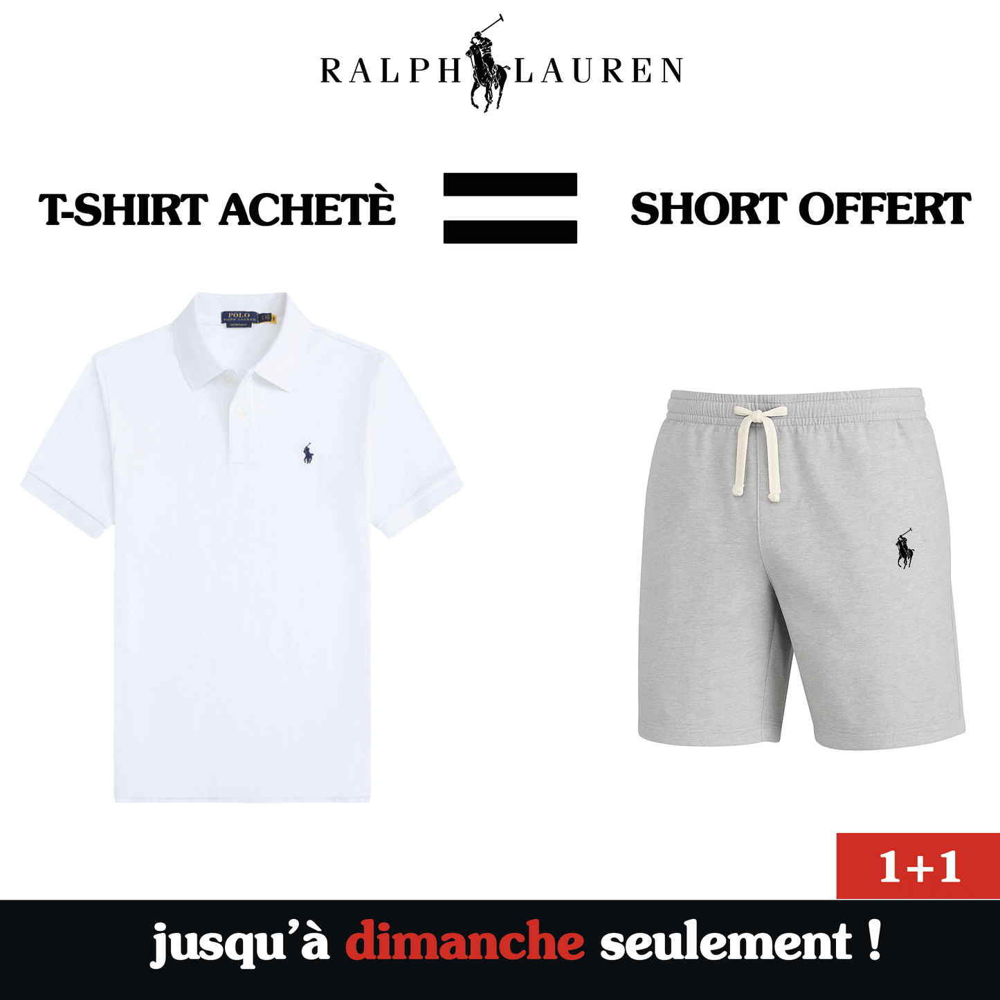 Pack Polo + Short Offert – Ralph Lauren