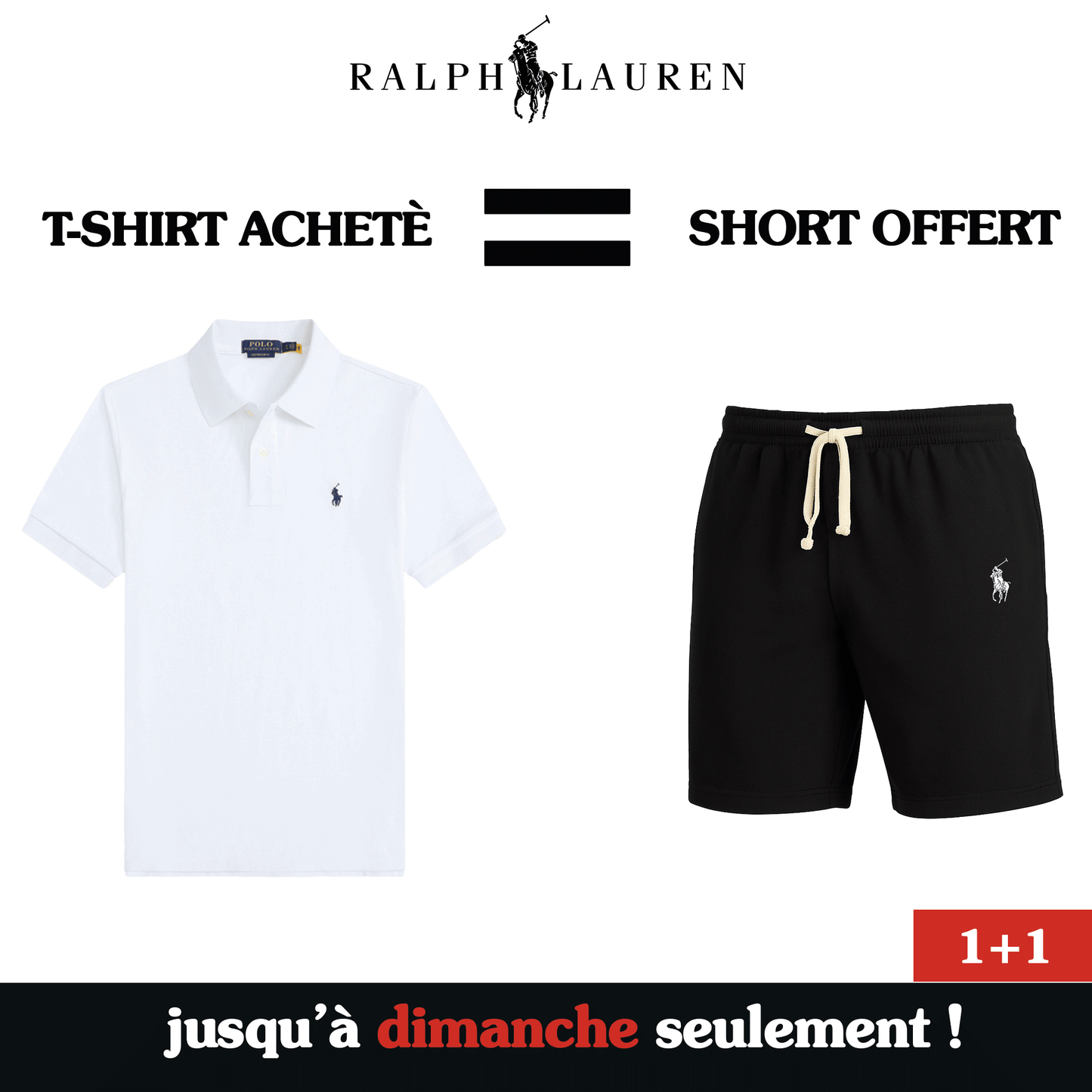 Pack Polo + Short Offert – Ralph Lauren