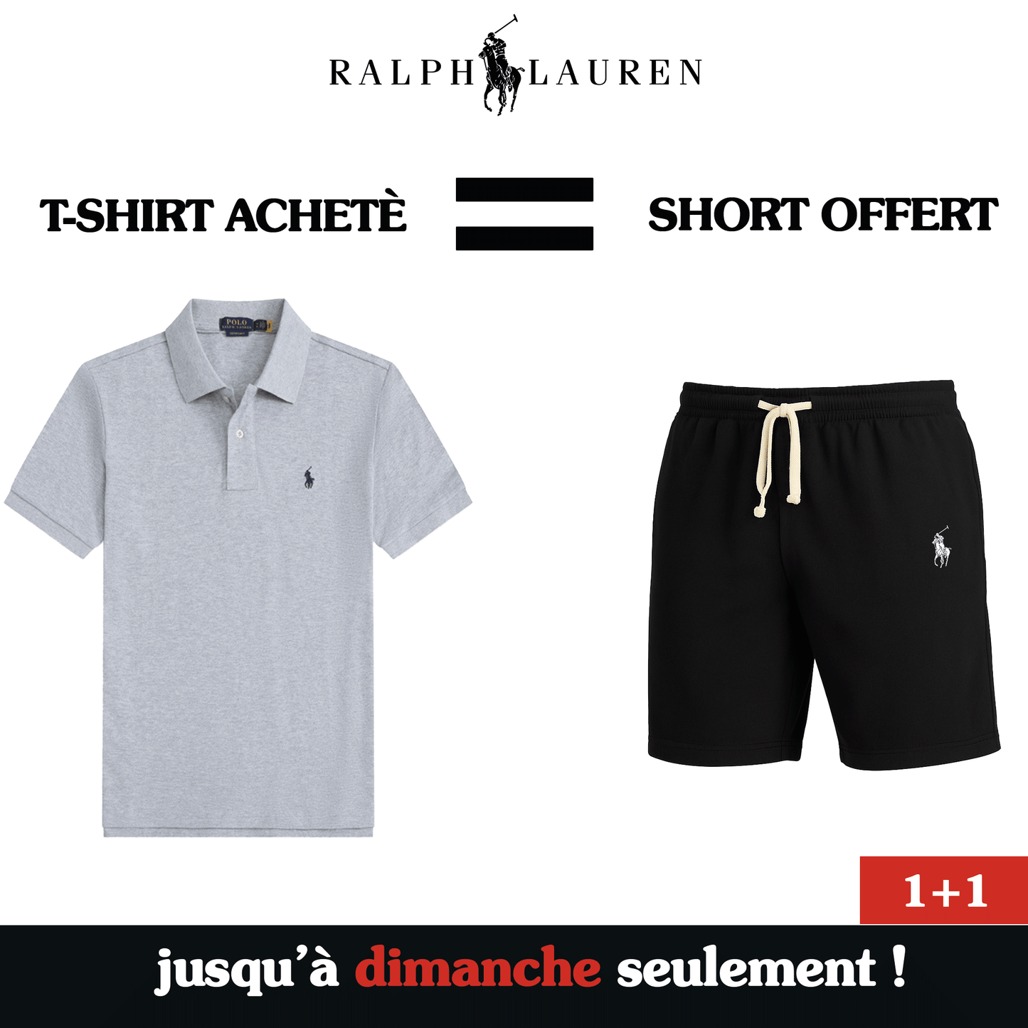 Pack Polo + Short Offert – Ralph Lauren