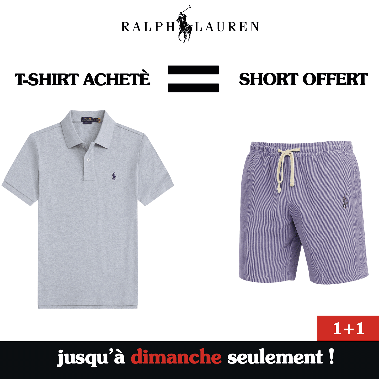 Pack Polo + Short Offert – Ralph Lauren